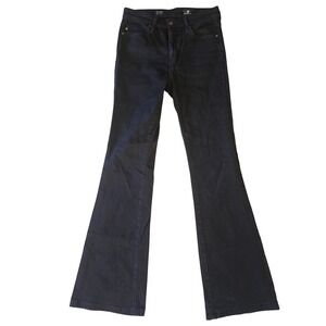 AG Adriano Goldschmied Jeans Womens 27 The Janis High Rise Flare Black